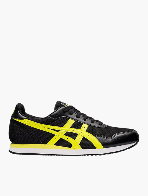 MyRunway | Shop Asics Black & Sour Yuzu Tiger Runner Shoes for Men